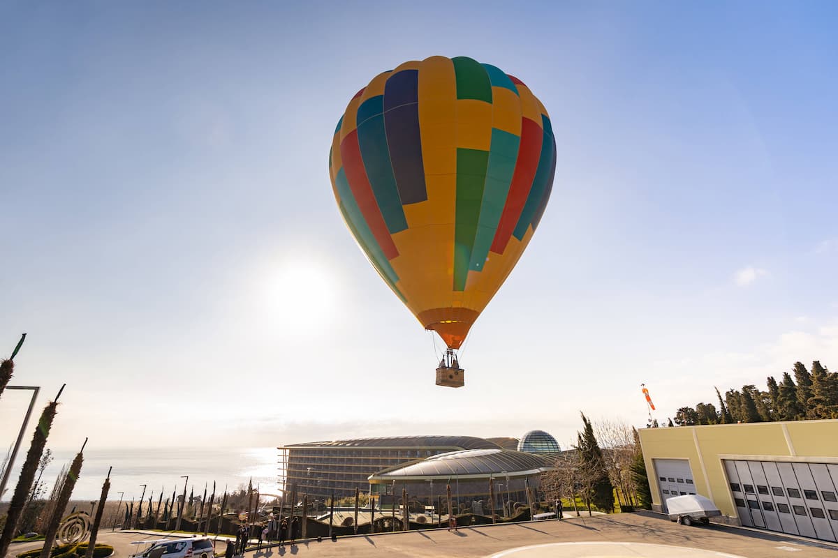 На крымском курорте появилась возможность подъема на воздушном шаре
