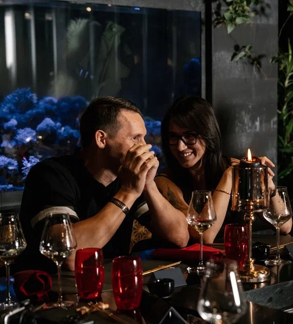 Теппан-шоу в ресторане TEPPANYAKI