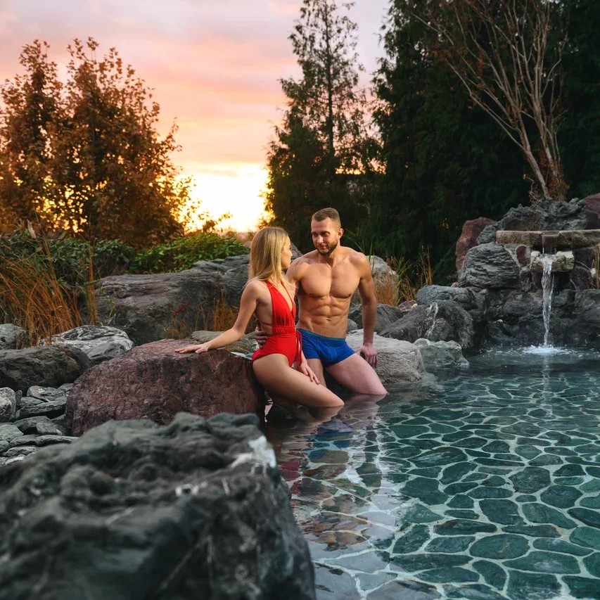 Отдых в онсенах Японского сада