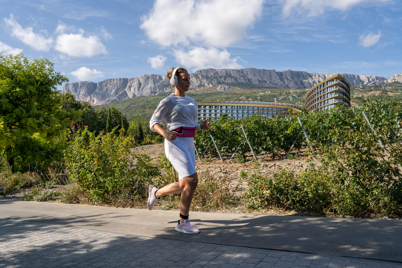 Забег по живописной локации